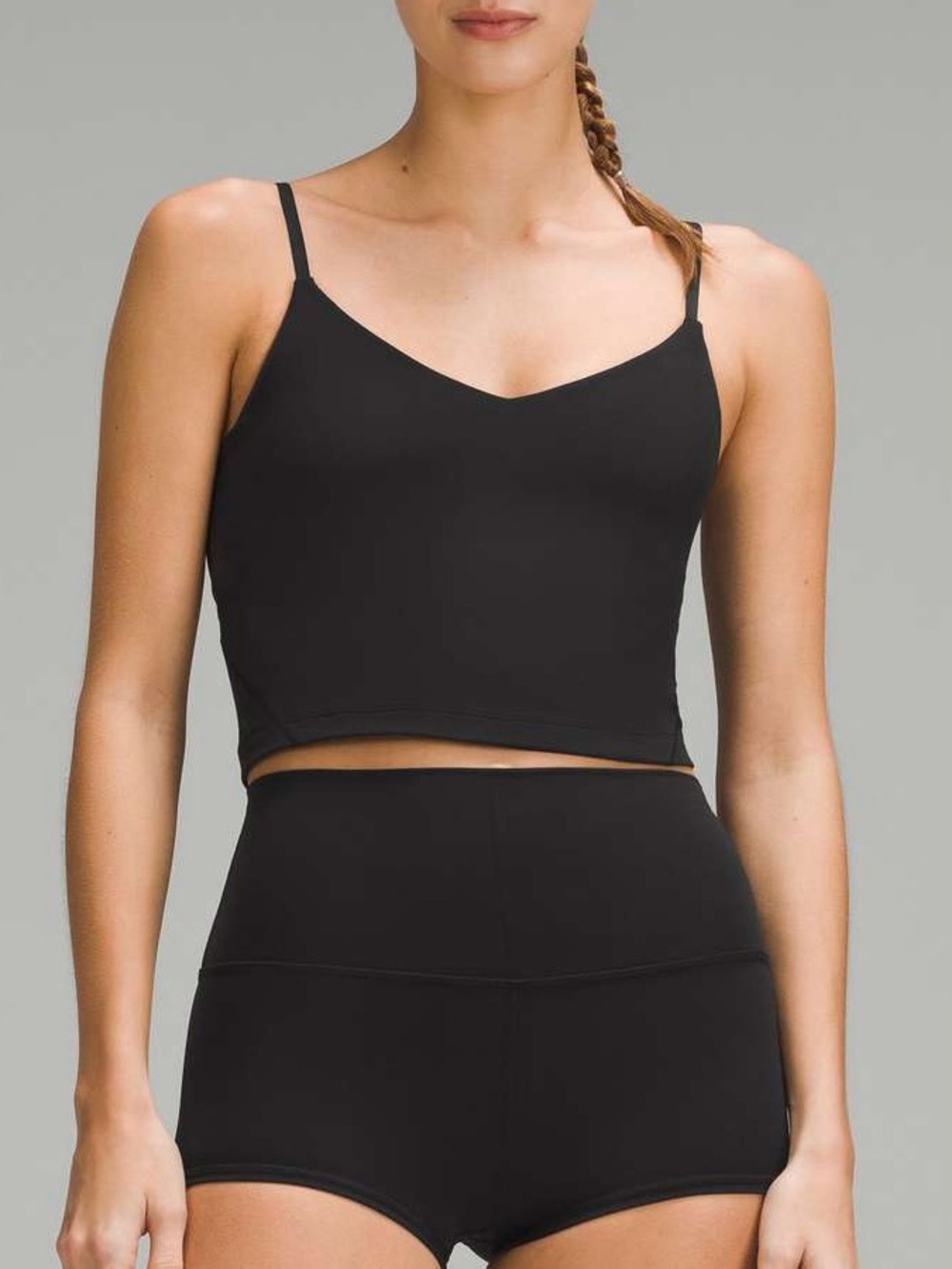 NWT Lululemon Align Cropped Cami Tank Top Size 2 / XS Black